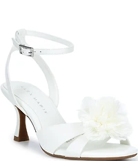 Alex Marie Ilene Leather Flower Dress Sandals
