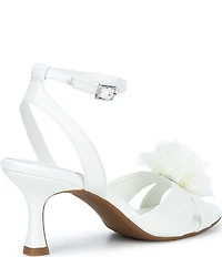 Alex Marie Ilene Leather Flower Dress Sandals