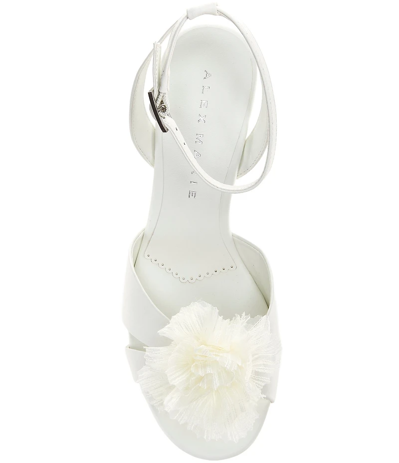 Alex Marie Ilene Leather Flower Dress Sandals