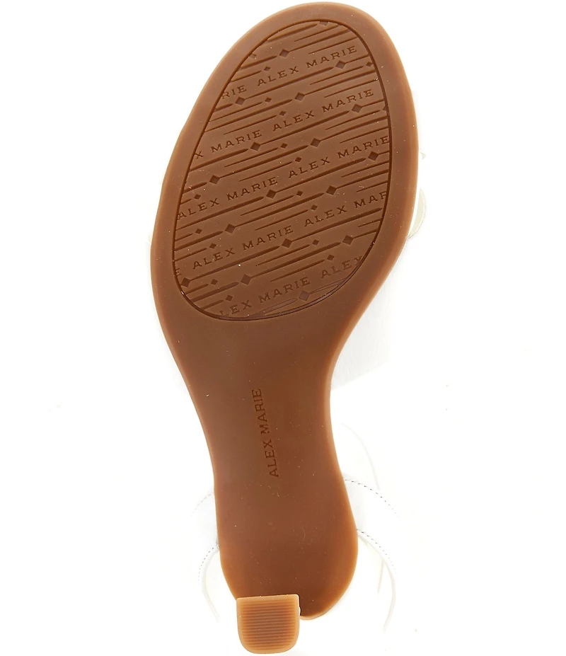 Alex Marie Ilene Leather Flower Dress Sandals