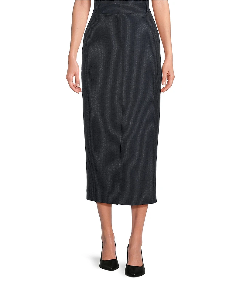 Alex Marie Jackie Novelty Stripe Suiting Skirt