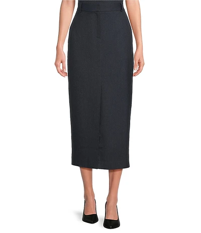 Alex Marie Jackie Novelty Stripe Suiting Skirt