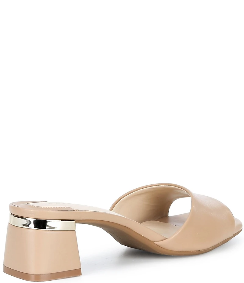 Alex Marie Jenelle Leather Dress Mules