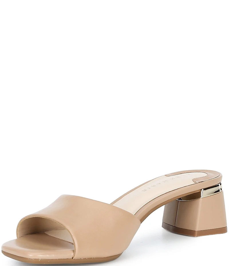 Alex Marie Jenelle Leather Dress Mules