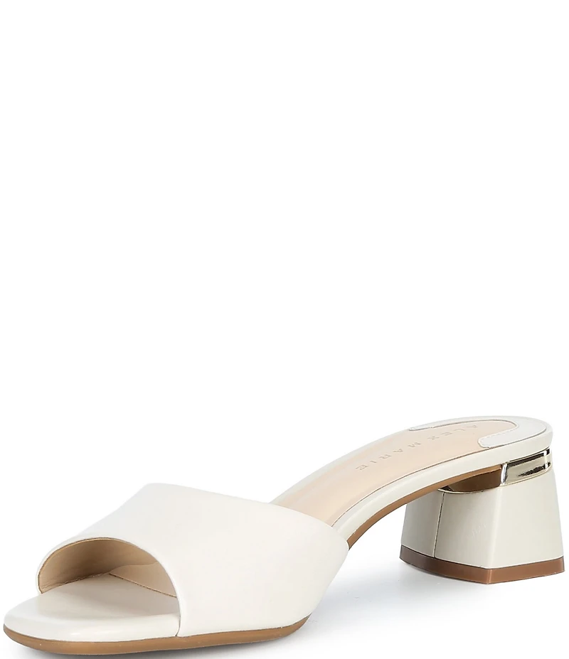 Alex Marie Jenelle Leather Dress Mules