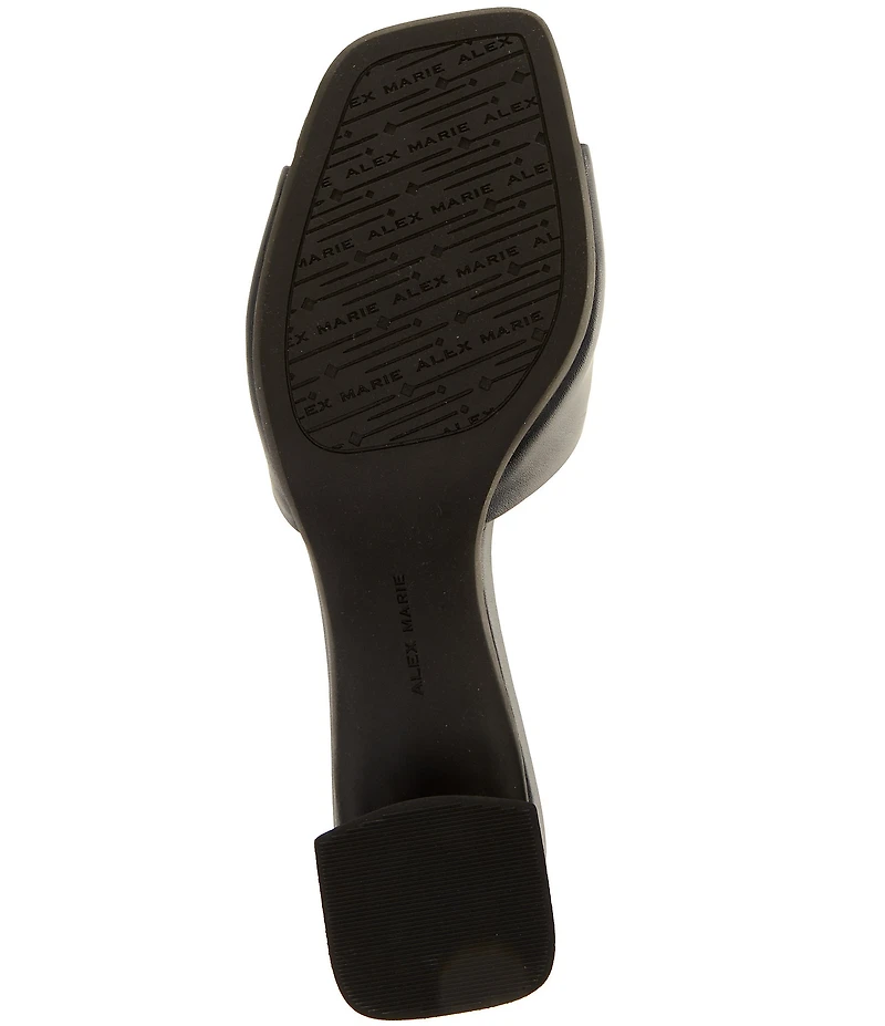 Alex Marie Jenelle Leather Dress Mules