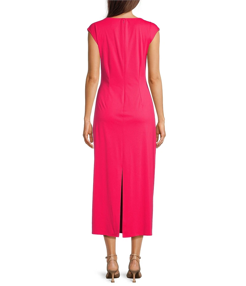 Alex Marie JETSET Athena Boat Neck Cap Sleeve Dress