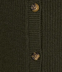 Alex Marie Julia Desert Terry Yarn Round Neck Short Sleeve Cardigan