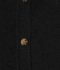 Alex Marie Julia Desert Terry Yarn Round Neck Short Sleeve Cardigan