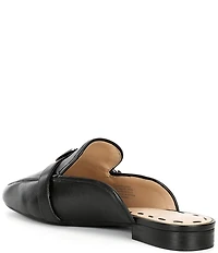 Alex Marie Karen Leather Buckle Hardware Strap Mules