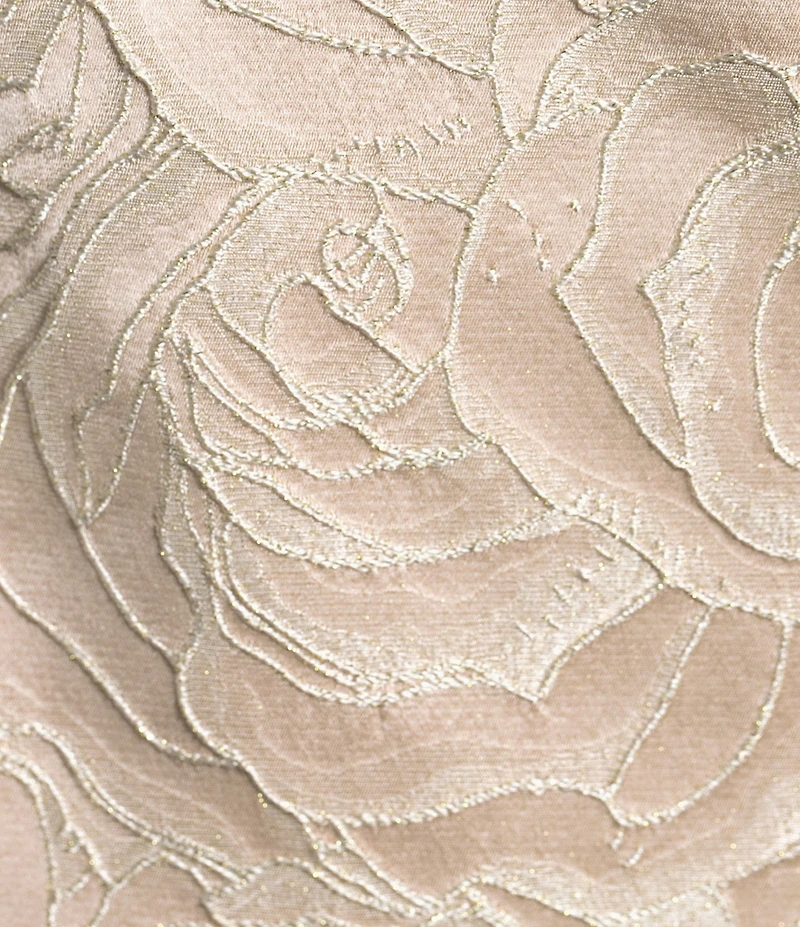 Alex Marie Lauren Jacquard One Shoulder Bow Dress