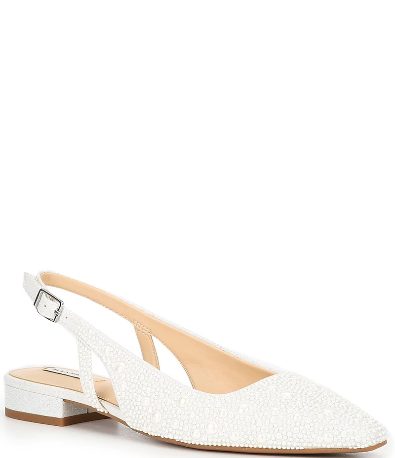 Alex Marie Lavani Pearl Slingback Flats