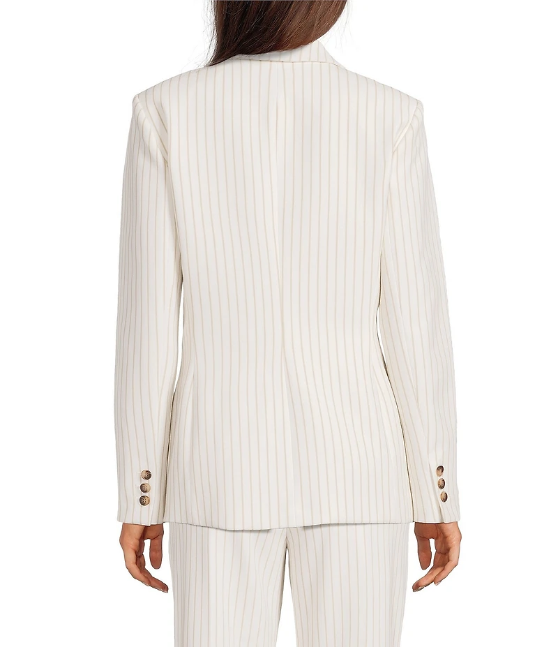 Alex Marie Liza Anywhere, Everywhere Coordinating Novelty Stripe Peak Lapel Blazer
