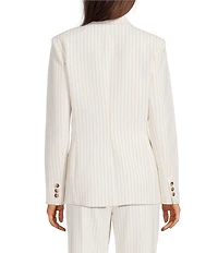 Alex Marie Liza Anywhere, Everywhere Coordinating Novelty Stripe Peak Lapel Blazer