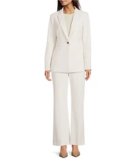 Alex Marie Liza Anywhere, Everywhere Coordinating Novelty Stripe Peak Lapel Blazer