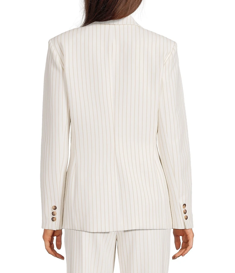 Alex Marie Liza Anywhere, Everywhere Coordinating Novelty Stripe Peak Lapel Blazer