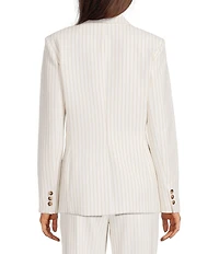 Alex Marie Liza Anywhere, Everywhere Coordinating Novelty Stripe Peak Lapel Blazer