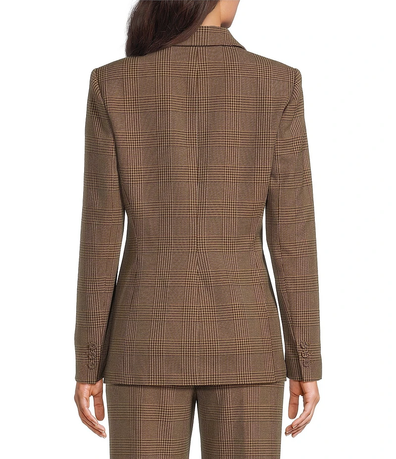 Alex Marie Liza Anywhere, Everywhere Coordinating Peak Lapel Plaid Blazer