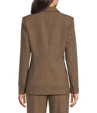 Alex Marie Liza Anywhere, Everywhere Coordinating Peak Lapel Plaid Blazer
