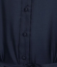 Alex Marie Lorenzo V Neckline Long Sleeve Organza Dress