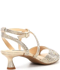 Alex Marie Mabel Shimmer Strappy Dress Sandals