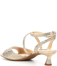 Alex Marie Mabel Shimmer Strappy Dress Sandals