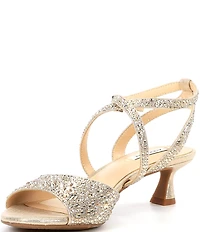 Alex Marie Mabel Shimmer Strappy Dress Sandals