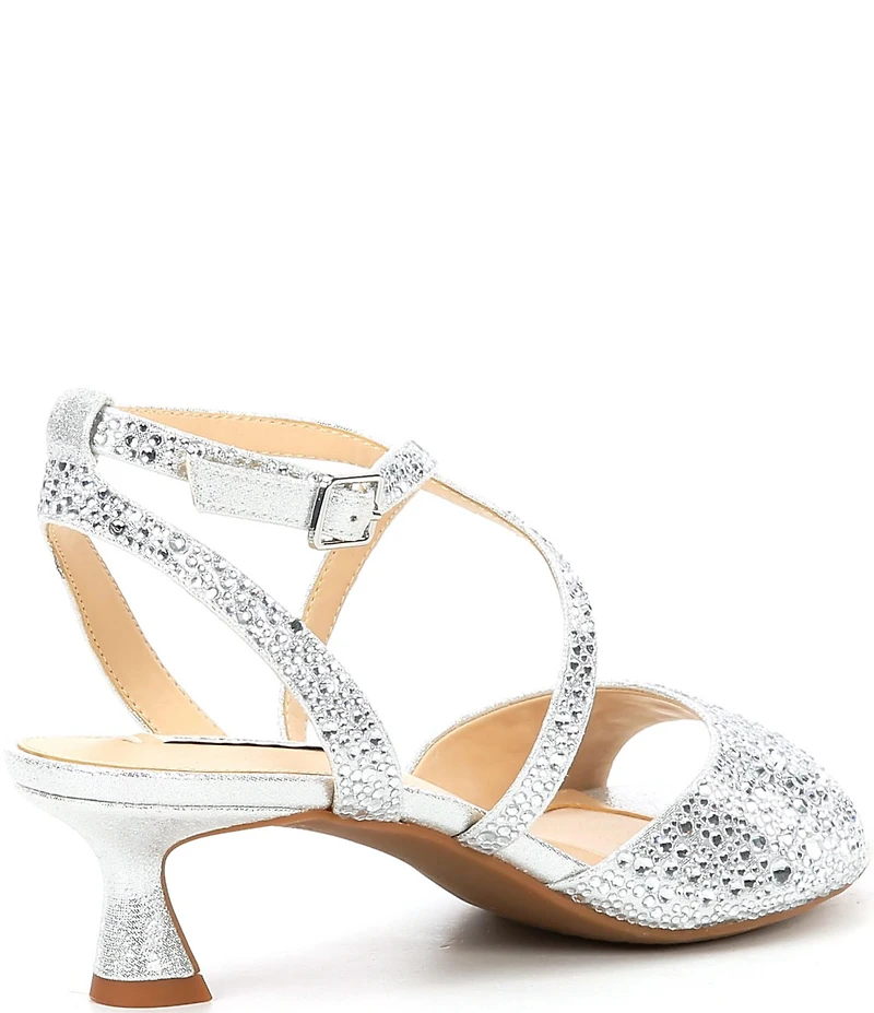 Alex Marie Mabel Shimmer Strappy Dress Sandals
