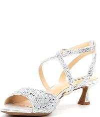 Alex Marie Mabel Shimmer Strappy Dress Sandals