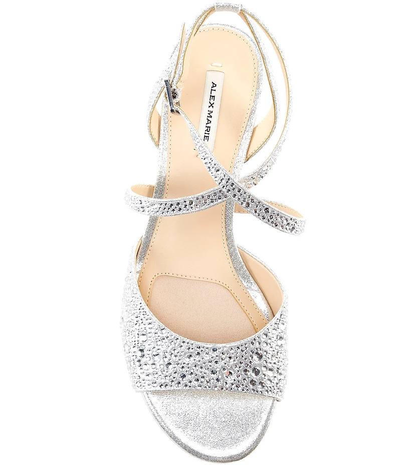 Alex Marie Mabel Shimmer Strappy Dress Sandals