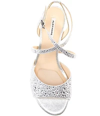 Alex Marie Mabel Shimmer Strappy Dress Sandals