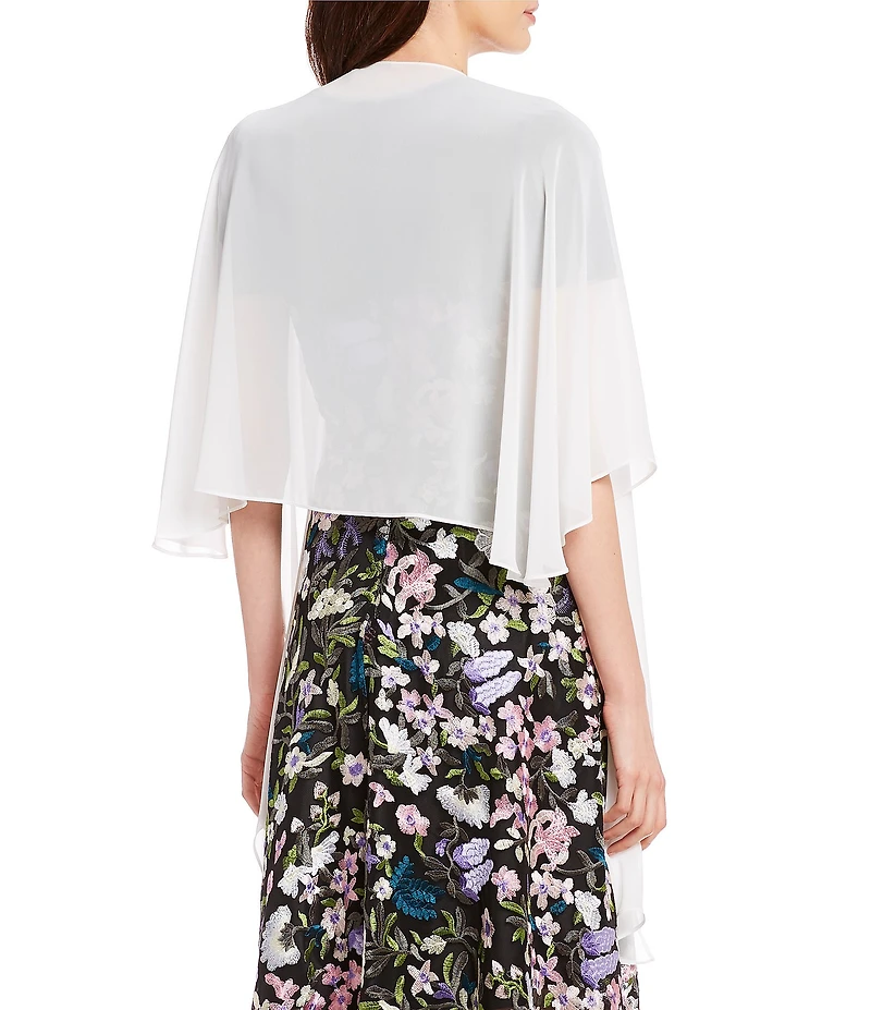 Alex Marie Marilyn Sheer 3/4 Sleeve Wrap