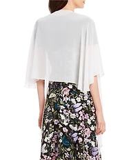 Alex Marie Marilyn Sheer 3/4 Sleeve Wrap