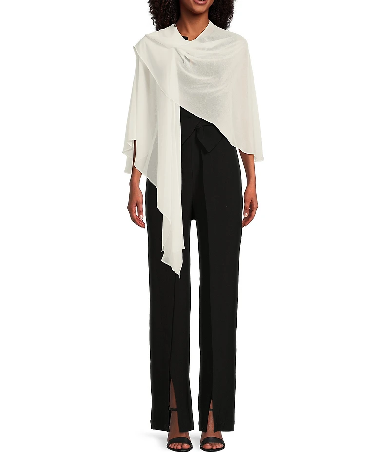 Alex Marie Marilyn Sheer 3/4 Sleeve Wrap