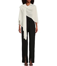 Alex Marie Marilyn Sheer 3/4 Sleeve Wrap