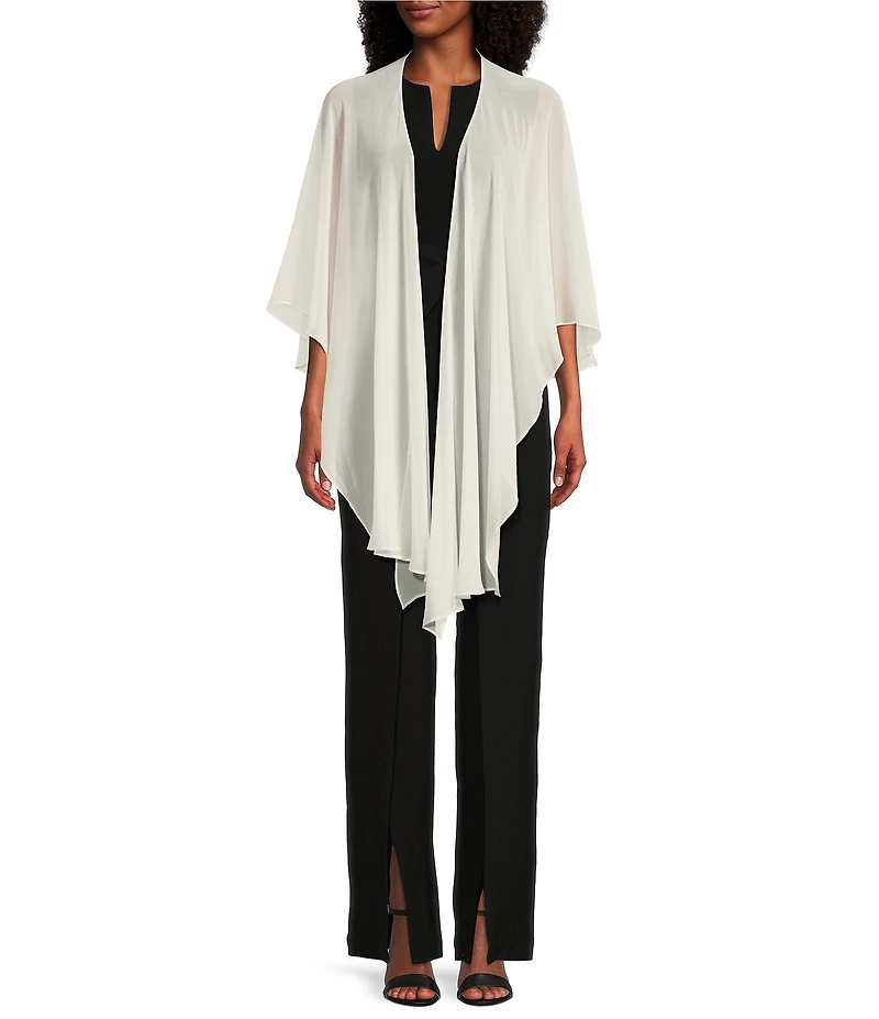 Alex Marie Marilyn Sheer 3/4 Sleeve Wrap