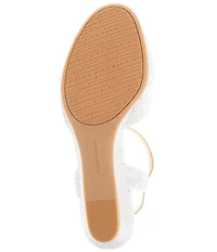Alex Marie Matilda Glitter Wedge Dress Sandals