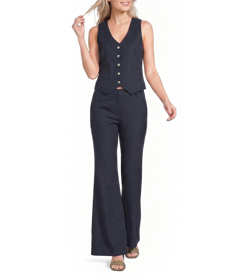 Alex Marie Mayci Stretch Linen Pants