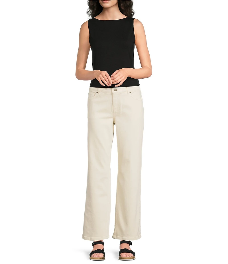 Alex Marie Mercy Boat Neck Sleeveless Rayon Jersey Top
