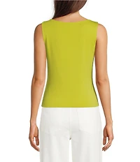 Alex Marie Mercy Boat Neck Sleeveless Rayon Jersey Top