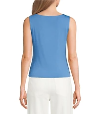 Alex Marie Mercy Boat Neck Sleeveless Rayon Jersey Top