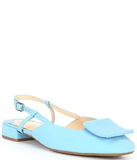Alex Marie Micah Nubuck Ornament Slingback Flats