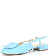 Alex Marie Micah Nubuck Ornament Slingback Flats