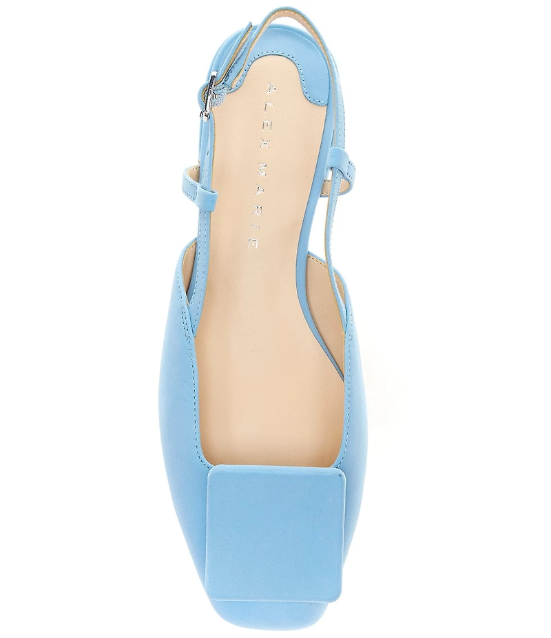 Alex Marie Micah Nubuck Ornament Slingback Flats