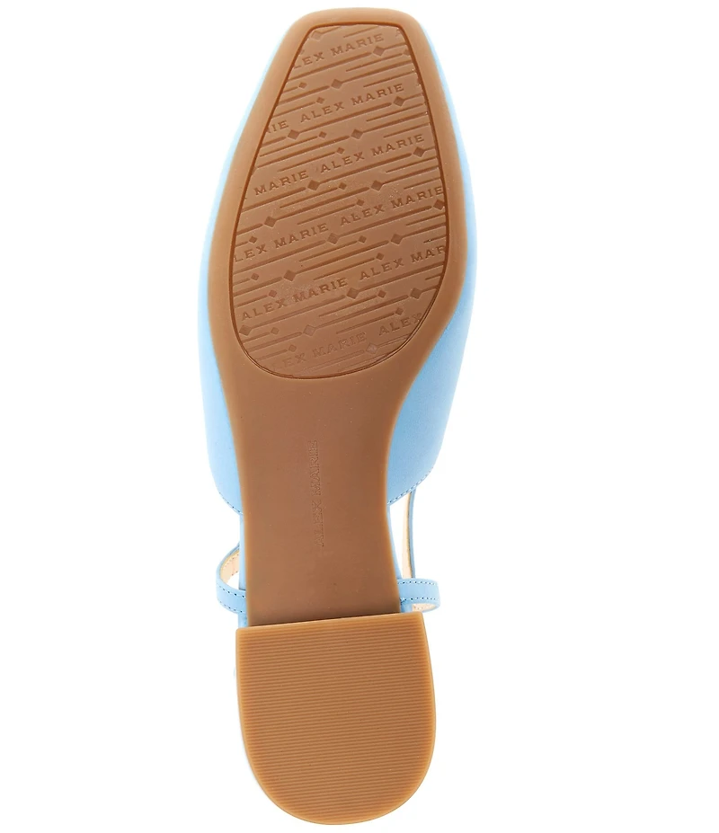 Alex Marie Micah Nubuck Ornament Slingback Flats