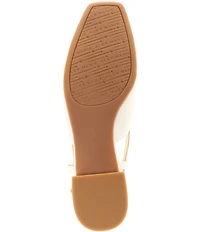 Alex Marie Micah Textured Leather Ornament Slingback Flats