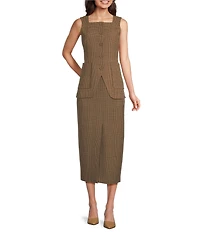 Alex Marie Nadia Anywhere, Everywhere Coordinating Square Neck Sleeveless Vest