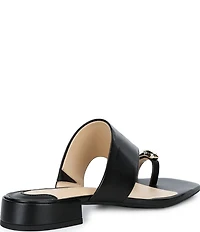 Alex Marie Nancy Leather Ornamented Toe Loop Sandals