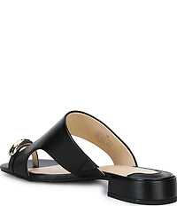 Alex Marie Nancy Leather Ornamented Toe Loop Sandals