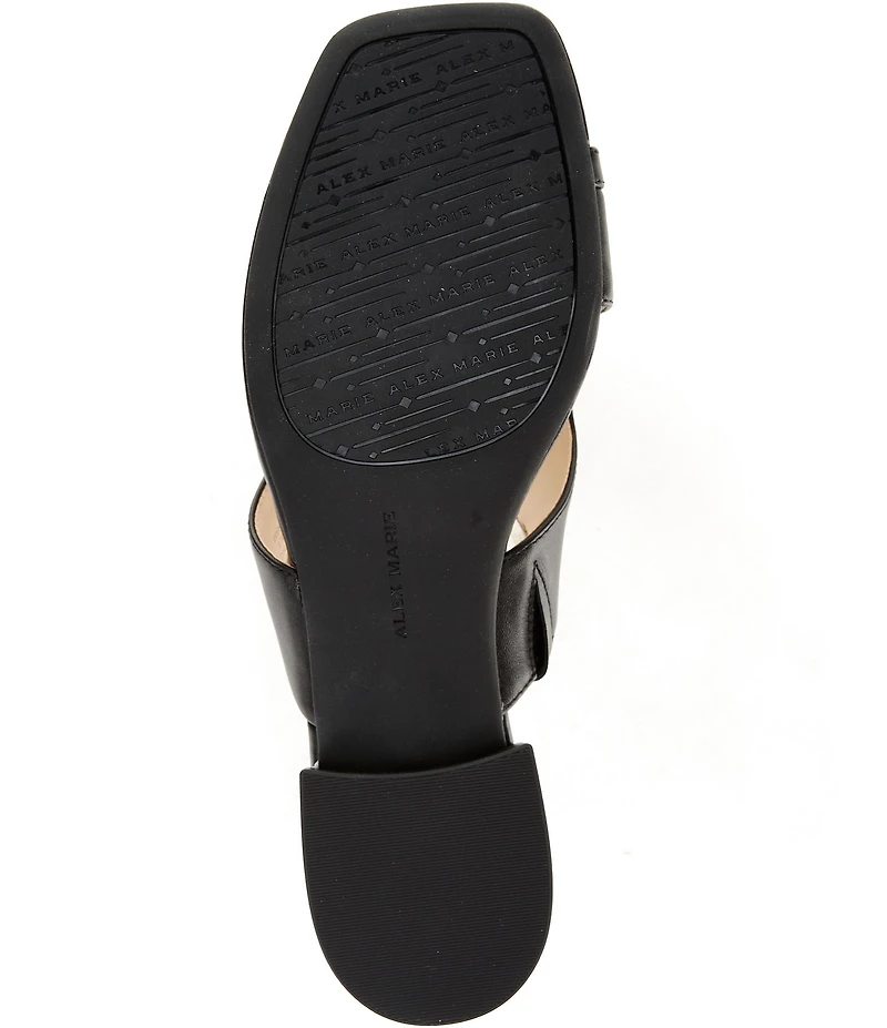 Alex Marie Nancy Leather Ornamented Toe Loop Sandals